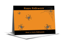 Spider Halloween Note Card